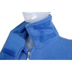 BENCH sweatvest blauw hoge kraag mt S