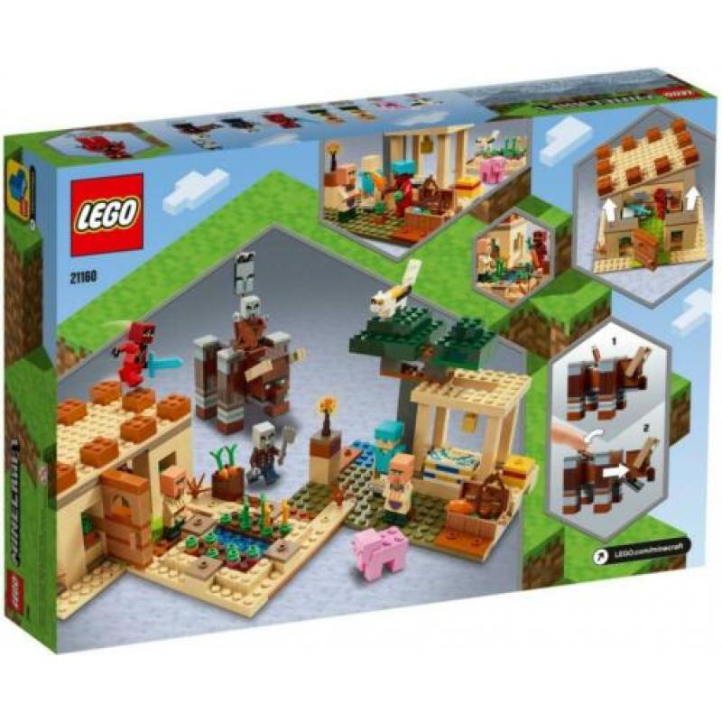 Lego 21160 MineCraft The Illager Raid NIEUW IN DOOS