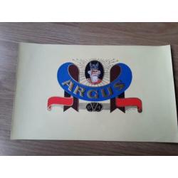Sigarenbandjes 5 kistetiketten argus