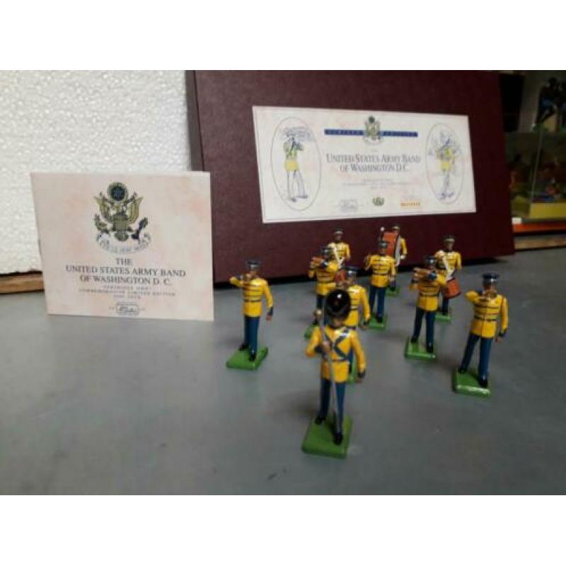 U.S ARMY BAND SET van WILLIAM BRITAIN mint in OVP