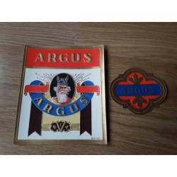 Sigarenbandjes 5 kistetiketten argus