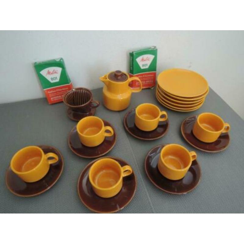 Onbeschadigd vintage Melitta kinder koffie serviesje
