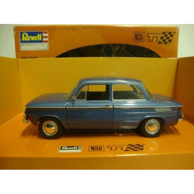 NSU TT blauw Revell 1:18 KRD