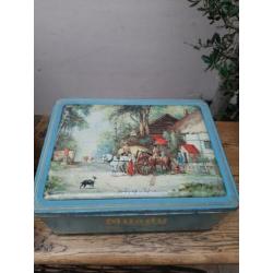 Engelse brocante toffee blik
