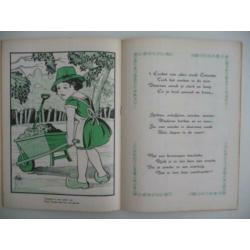 oud kinderboekje -MEISJESBOEK- dichtvorm en met illustraties
