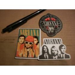 3 Nirvana Stickers