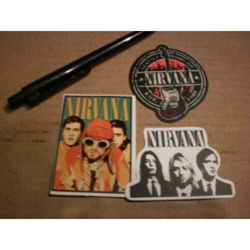 3 Nirvana Stickers