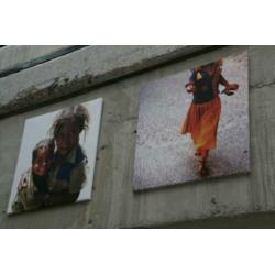 India foto's canvas afdruk van expositie Delft Dok