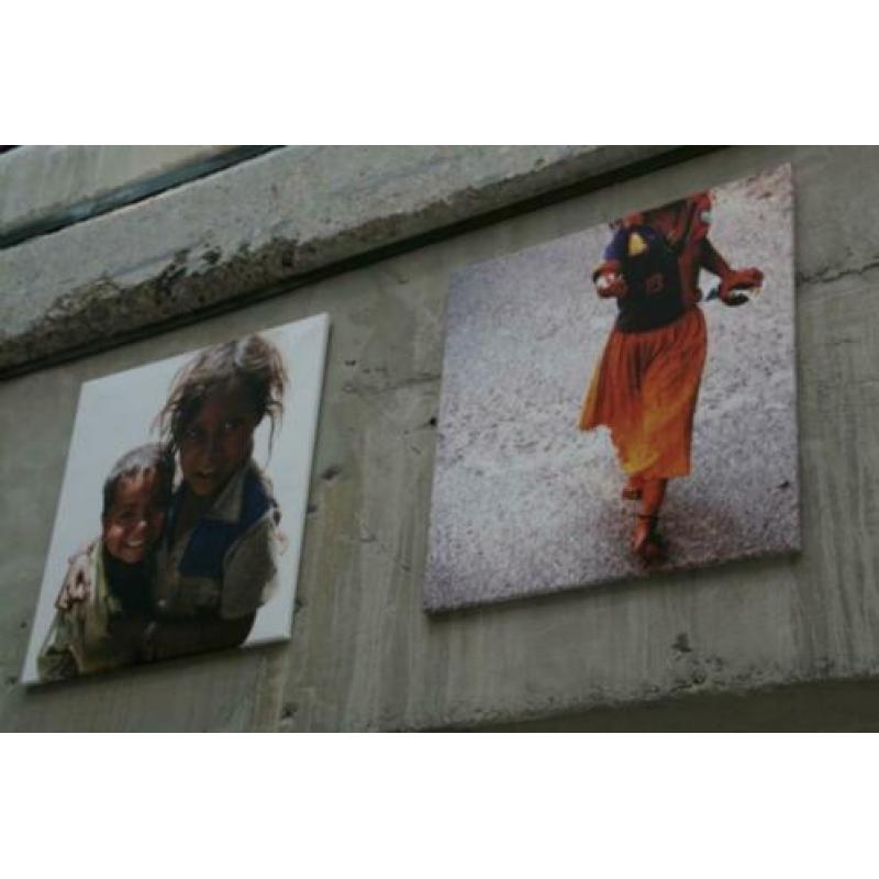 India foto's canvas afdruk van expositie Delft Dok