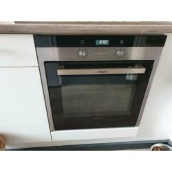 Siemens studioline inbouw oven en 5pits gasstel