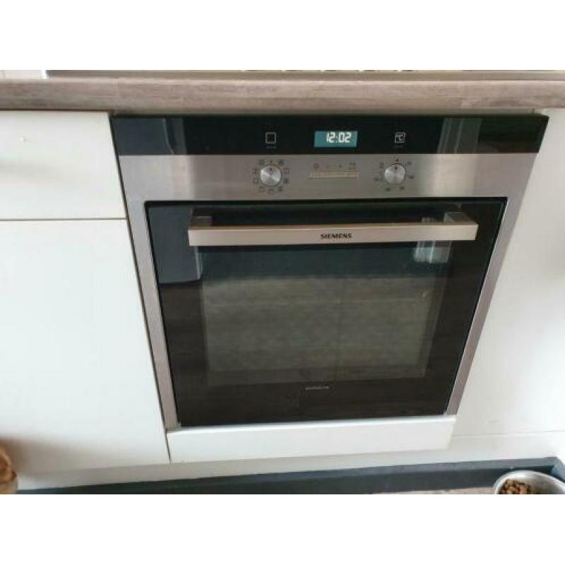 Siemens studioline inbouw oven en 5pits gasstel
