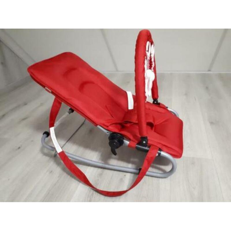 Wipstoel rood, praktisch nieuw!