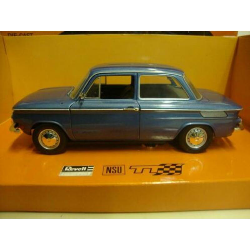 NSU TT blauw Revell 1:18 KRD