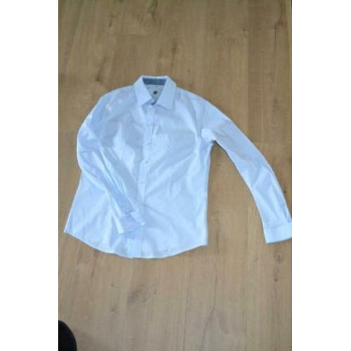Licht blauwe overhemdblouse G-Star maat L