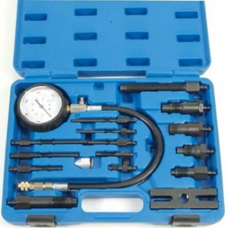 Compressie tester diesel (17 delig )