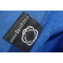 BENCH sweatvest blauw hoge kraag mt S