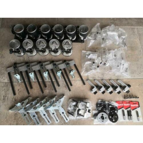 Makita (accu) freesmachine onderdelen / geleiders / etc!!
