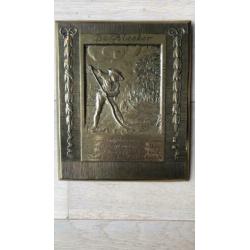 Plaquette De Bleeker J.C. Wienecke naar J. Luiken.