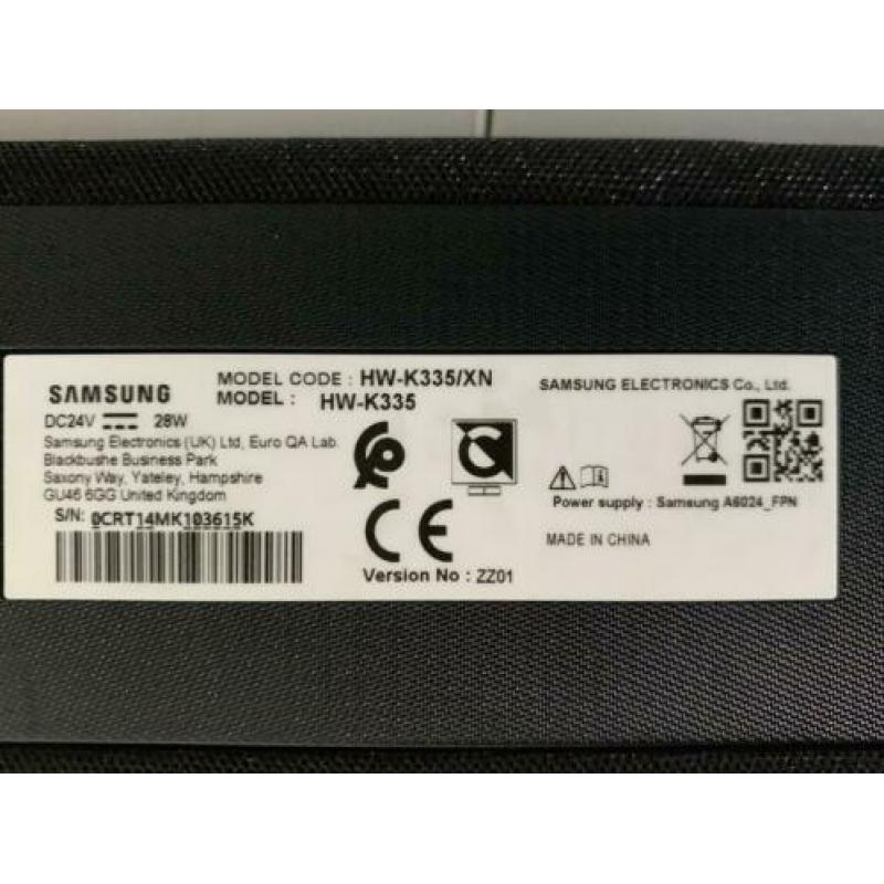 Samsung HW-K335 met nog 2 maanden garantie