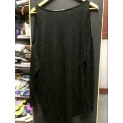 Zwart dames off shoulder top , maat: l/xl