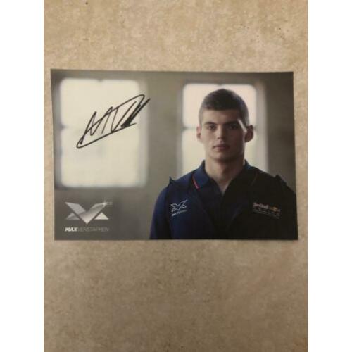 Max Verstappen handtekening kaarten