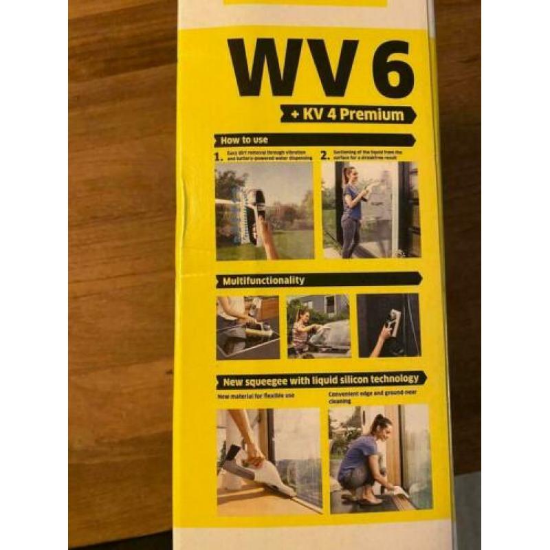 Kärcher wv6 plus kv4 premium Window vac nieuw in doos