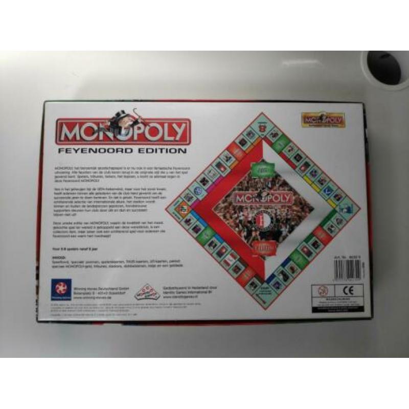ZGAN - Feyenoord Monopoly - 100% compleet en in nieuwstaat
