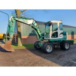 Schaeff wiel kraan schaeff 8 ton (bj 2000)