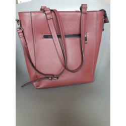 Mooie bordeaux rode trendy tas