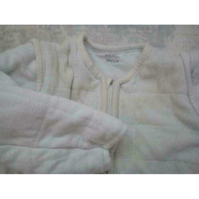 winter slaapzak / trappelzak maat 86/104 van Hema