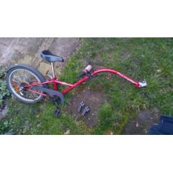 aanhangfiets Funtrailer met 2e koppelstuk.