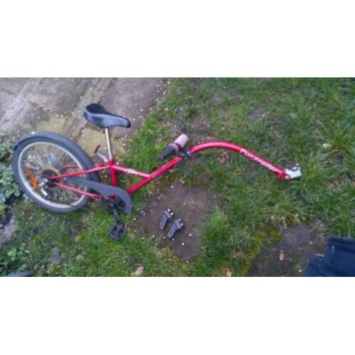 aanhangfiets Funtrailer met 2e koppelstuk.
