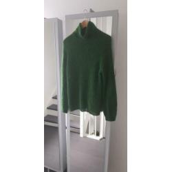 Cos groene coltrui trui mt XS S