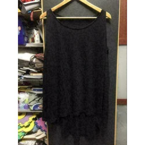 Zwart dames off shoulder top , maat: l/xl