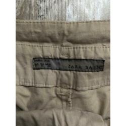 Beige broek van Zara. Maat S.