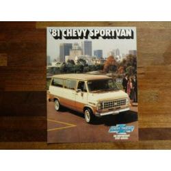 Chevrolet Sportvan (USA, 1981)