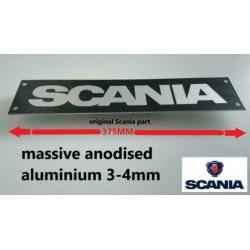 Origineel Scania embleem / logo / merkplaat 375mm x 75mm