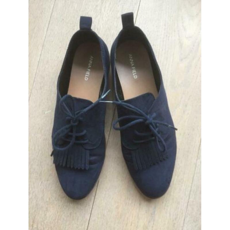 Lage schoenen veterschoenen brogues dames Anna Field