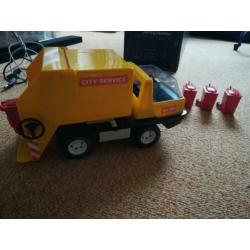4 Playmobil (vracht) auto's