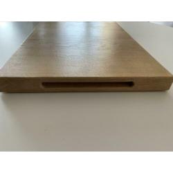 Massief eikenhouten snijplank/hakblok (NIEUW)