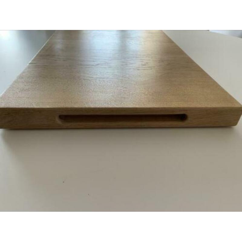 Massief eikenhouten snijplank/hakblok (NIEUW)