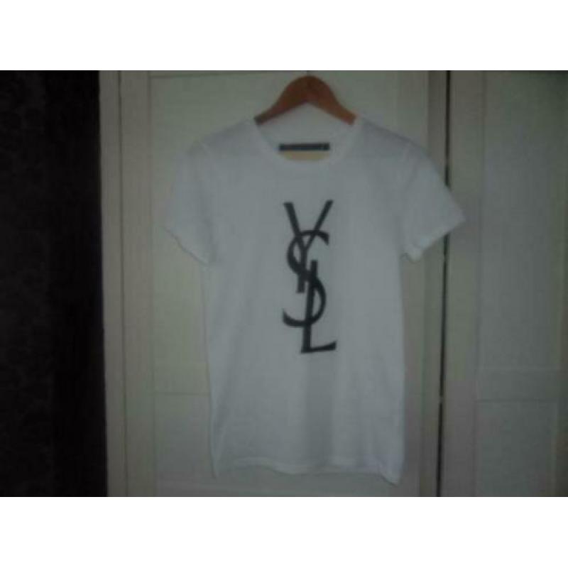 **Ysl heren t-shirt zwart,wit ,grijs,groen nieuw **