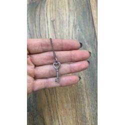 Originele Tiffany & Co ketting met sleutel