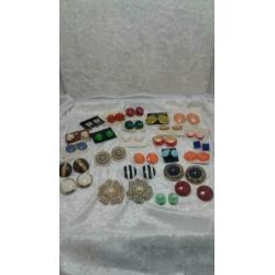 Lotje vintage oorbellen