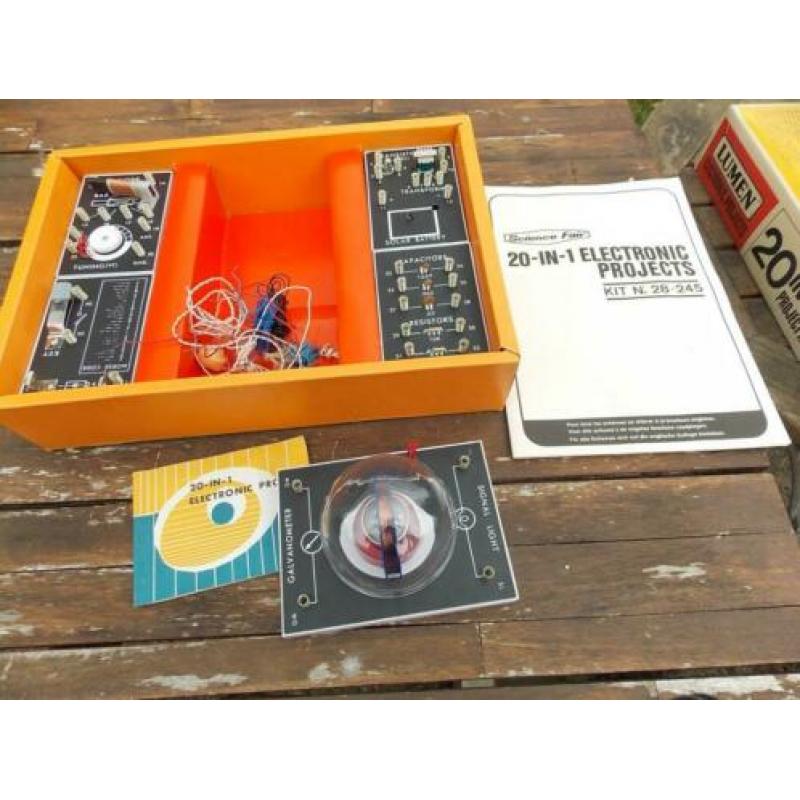 Lumen electronic projects 20 in 1 project kit doos met elect