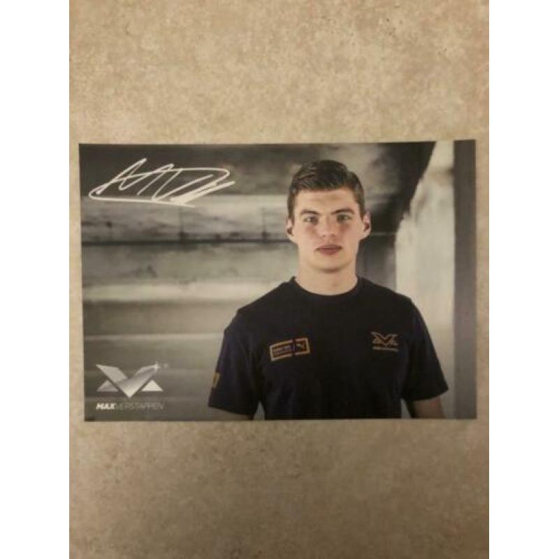 Max Verstappen handtekening kaarten