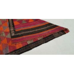 Vintage kelim kleed loper 306x104 cm vloerkleed tapijt kelim
