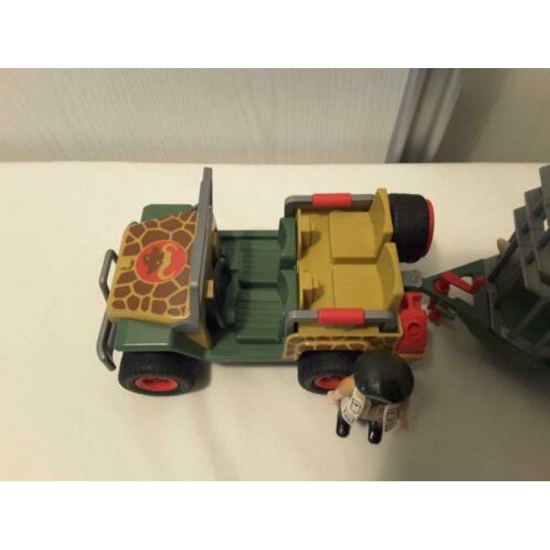 Playmobil 4832 safari jeep met neushoorn op aanhanger