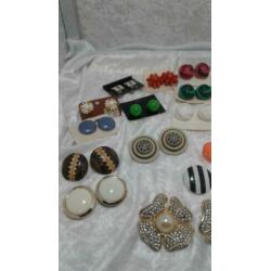Lotje vintage oorbellen