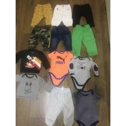 Nette jongens kleding pakket maat 68 bestaand uit 12 stuks